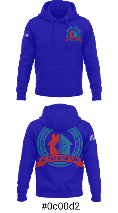 Cool & Heat Air Conditioning 7725079 Hoodie - 17