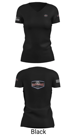 Women's Short Sleeve Vneck Shirt, Mae’s Express, , Teamtime, Team time, sublimation, custom sports apparel, team uniforms, spirit wear, spiritwear, sports uniforms, custom shirts, team store, custom team store, fundraiser sports, apparel fundraiser