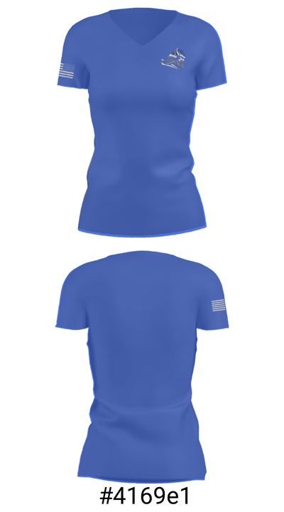 Northern Valley Regional High School At Demarest 55610350 Women's Short Sleeve V-neck Shirt - 21