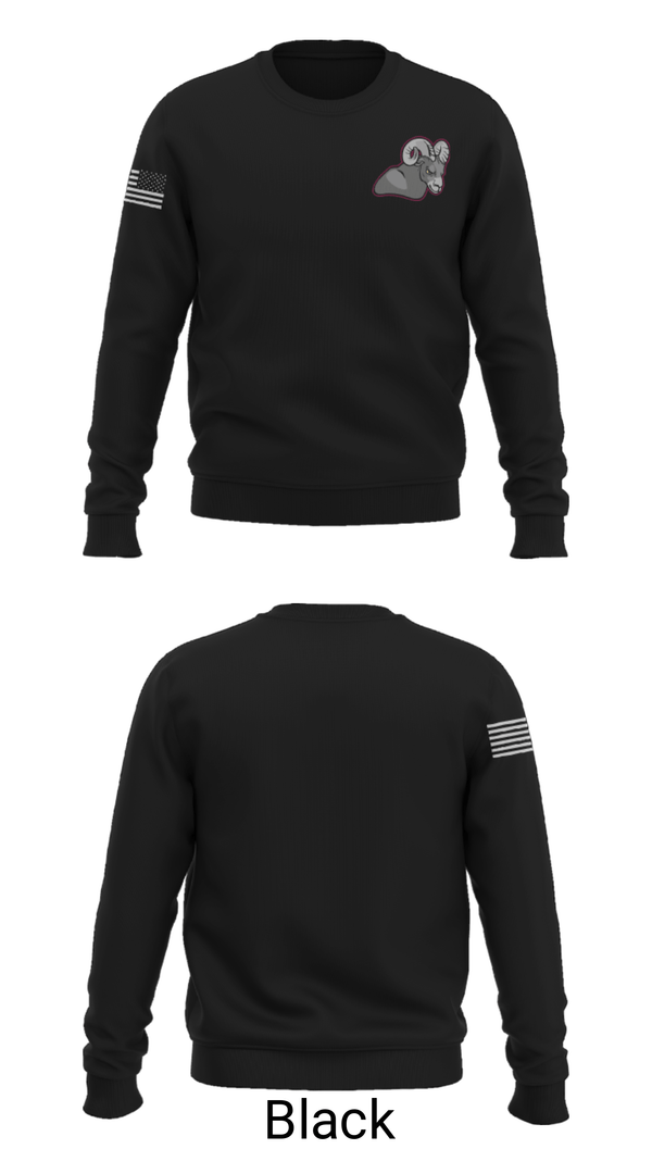 Crew Neck Sweatshirt, La Salle Academy Girls Basketball, Women's Basketball, Teamtime, Team time, sublimation, custom sports apparel, team uniforms, spirit wear, spiritwear, sports uniforms, custom shirts, team store, custom team store, fundraiser sports, apparel fundraiser