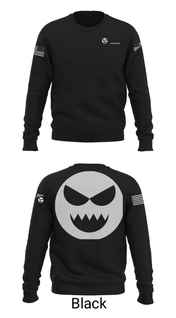 Crew Neck Sweatshirt, UGA, , Teamtime, Team time, sublimation, custom sports apparel, team uniforms, spirit wear, spiritwear, sports uniforms, custom shirts, team store, custom team store, fundraiser sports, apparel fundraiser
