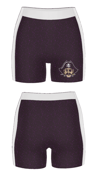 Women's Compression Shorts, Emerson-Hubbard Jr/Sr High School, Spirit Store, Teamtime, Team time, sublimation, custom sports apparel, team uniforms, spirit wear, spiritwear, sports uniforms, custom shirts, team store, custom team store, fundraiser sports, apparel fundraiser