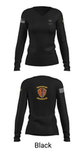 3rd. Battalion 7th. Marines 15768807 Women's Long Sleeve V-neck Shirt - 23