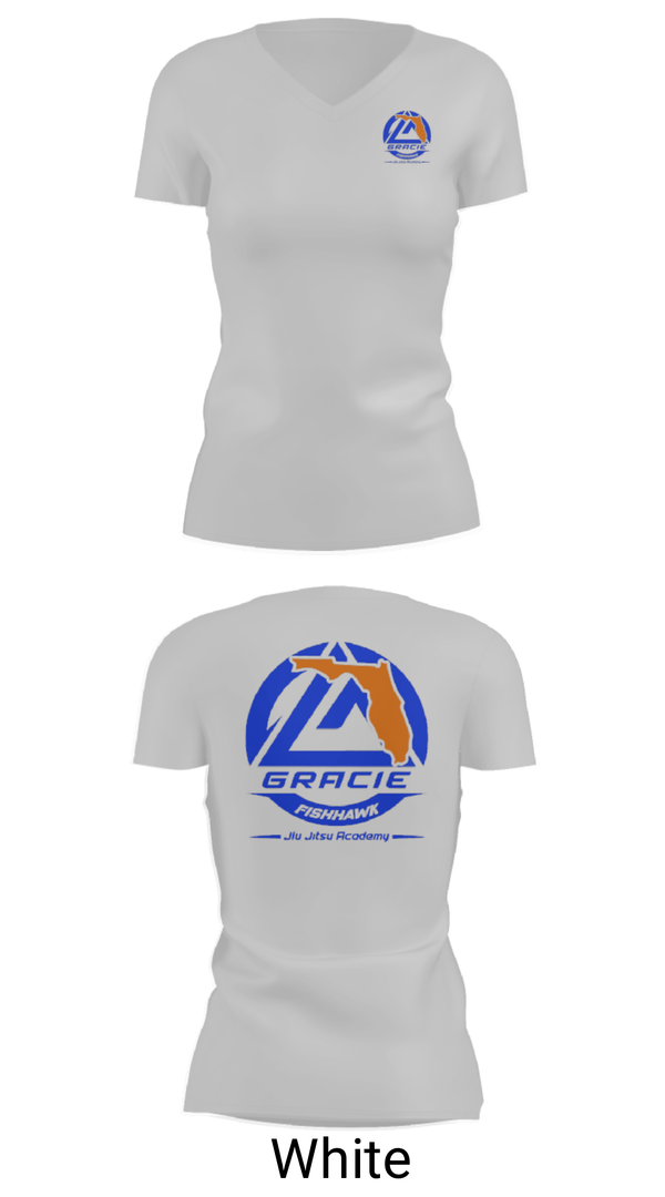 Women's Short Sleeve Vneck Shirt, Gracie Fishhawk, Wrestling, Teamtime, Team time, sublimation, custom sports apparel, team uniforms, spirit wear, spiritwear, sports uniforms, custom shirts, team store, custom team store, fundraiser sports, apparel fundraiser