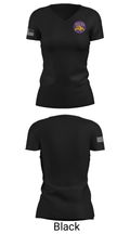 Oakland Technical High School Swimming 30198315 Women's Short Sleeve V-neck Shirt - 14