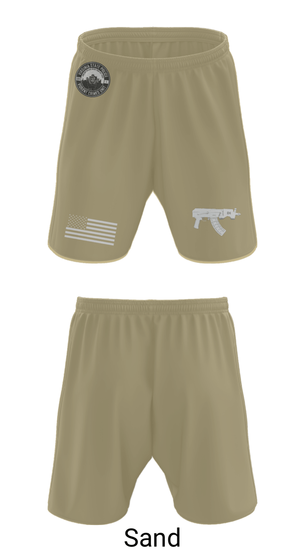 Athletic Shorts With Pockets, Violent Crimes Unit, Police, Teamtime, Team time, sublimation, custom sports apparel, team uniforms, spirit wear, spiritwear, sports uniforms, custom shirts, team store, custom team store, fundraiser sports, apparel fundraiser