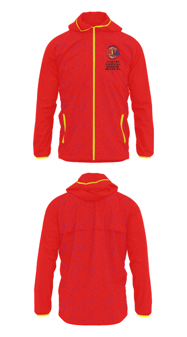 Windbreaker, Philippine Basketball Association Winnipeg Inc, Men's Basketball, Teamtime, Team time, sublimation, custom sports apparel, team uniforms, spirit wear, spiritwear, sports uniforms, custom shirts, team store, custom team store, fundraiser sports, apparel fundraiser