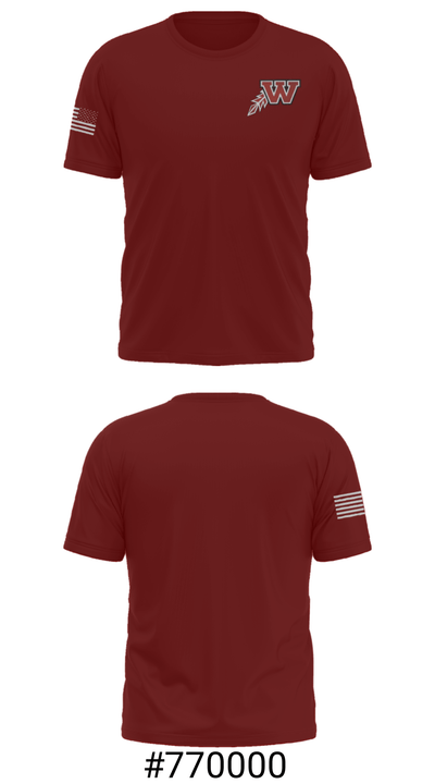 Waterloo West High School Basketball 71439275 Short Sleeve Performance Shirt - 19