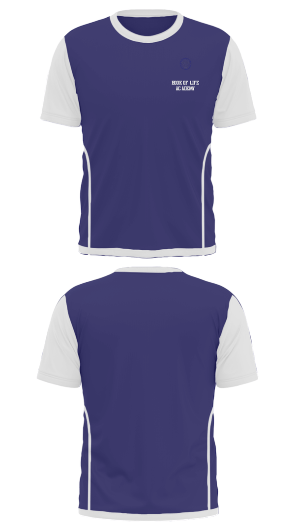Short Sleeve Performance Shirt, Book Of Life Academy, Spirit Store, Teamtime, Team time, sublimation, custom sports apparel, team uniforms, spirit wear, spiritwear, sports uniforms, custom shirts, team store, custom team store, fundraiser sports, apparel fundraiser