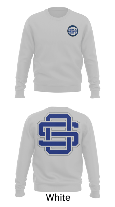 Ocean Springs Middle School Basketball 48303551 Crew Neck Sweatshirt - 2