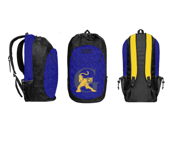 Gear Bag, Goldsboro High School Wrestling, Wrestling, Teamtime, Team time, sublimation, custom sports apparel, team uniforms, spirit wear, spiritwear, sports uniforms, custom shirts, team store, custom team store, fundraiser sports, apparel fundraiser
