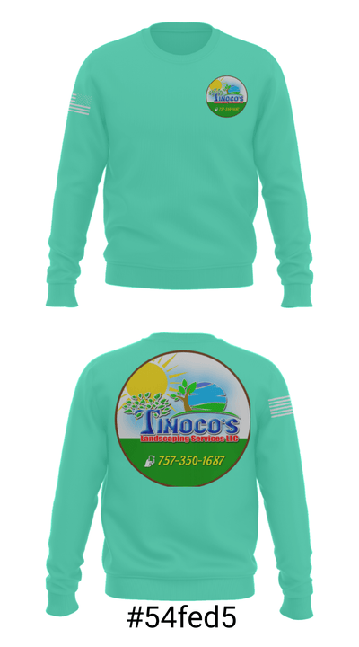 Tinoco’s Services 25378624 Crew Neck Sweatshirt - 16