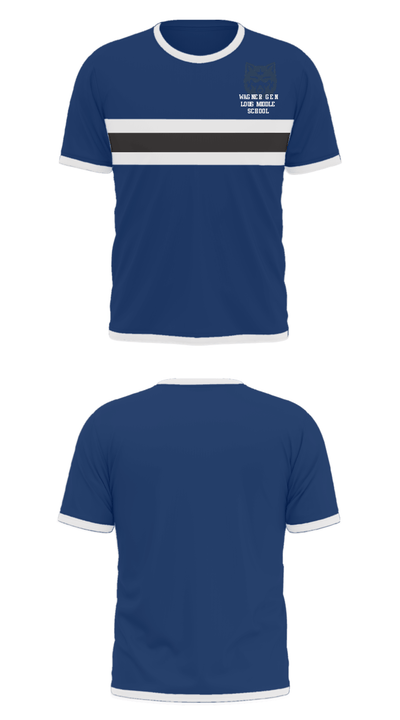 Wagner Gen Louis Middle School 64762741 Short Sleeve Performance Shirt - 22