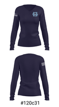Gig Harbor High School Bowling 80875670 Women's Long Sleeve V-neck Shirt - 20