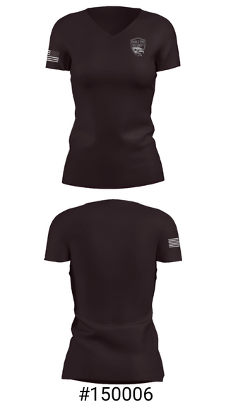 Women's Short Sleeve Vneck Shirt, Eagle Eye Security, , Teamtime, Team time, sublimation, custom sports apparel, team uniforms, spirit wear, spiritwear, sports uniforms, custom shirts, team store, custom team store, fundraiser sports, apparel fundraiser