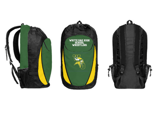 Gear Bag, White Oak High School Wrestling, Wrestling, Teamtime, Team time, sublimation, custom sports apparel, team uniforms, spirit wear, spiritwear, sports uniforms, custom shirts, team store, custom team store, fundraiser sports, apparel fundraiser