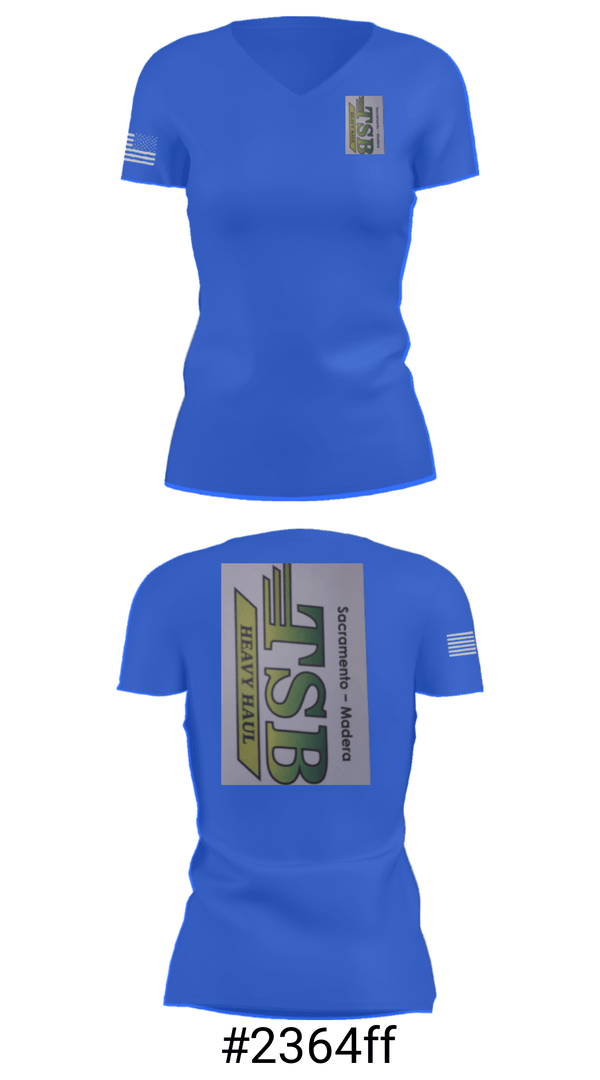 Women's Short Sleeve Vneck Shirt, Tsb heavy haul, , Teamtime, Team time, sublimation, custom sports apparel, team uniforms, spirit wear, spiritwear, sports uniforms, custom shirts, team store, custom team store, fundraiser sports, apparel fundraiser
