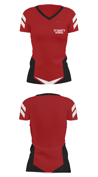 Women's Short Sleeve Vneck Shirt, St Mary's School, Spirit Store, Teamtime, Team time, sublimation, custom sports apparel, team uniforms, spirit wear, spiritwear, sports uniforms, custom shirts, team store, custom team store, fundraiser sports, apparel fundraiser