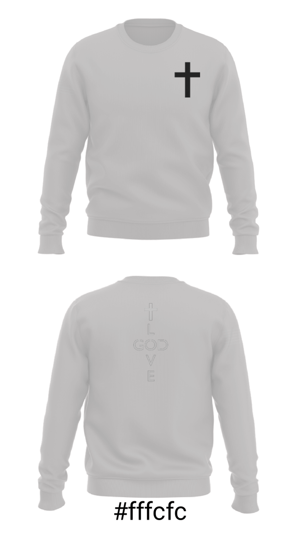 Crew Neck Sweatshirt, Believers, Men's Basketball, Teamtime, Team time, sublimation, custom sports apparel, team uniforms, spirit wear, spiritwear, sports uniforms, custom shirts, team store, custom team store, fundraiser sports, apparel fundraiser