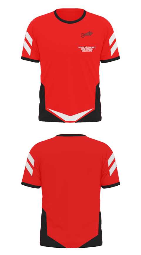 Short Sleeve Performance Polo, South Milwaukee High School Wrestling, Wrestling, Teamtime, Team time, sublimation, custom sports apparel, team uniforms, spirit wear, spiritwear, sports uniforms, custom shirts, team store, custom team store, fundraiser sports, apparel fundraiser