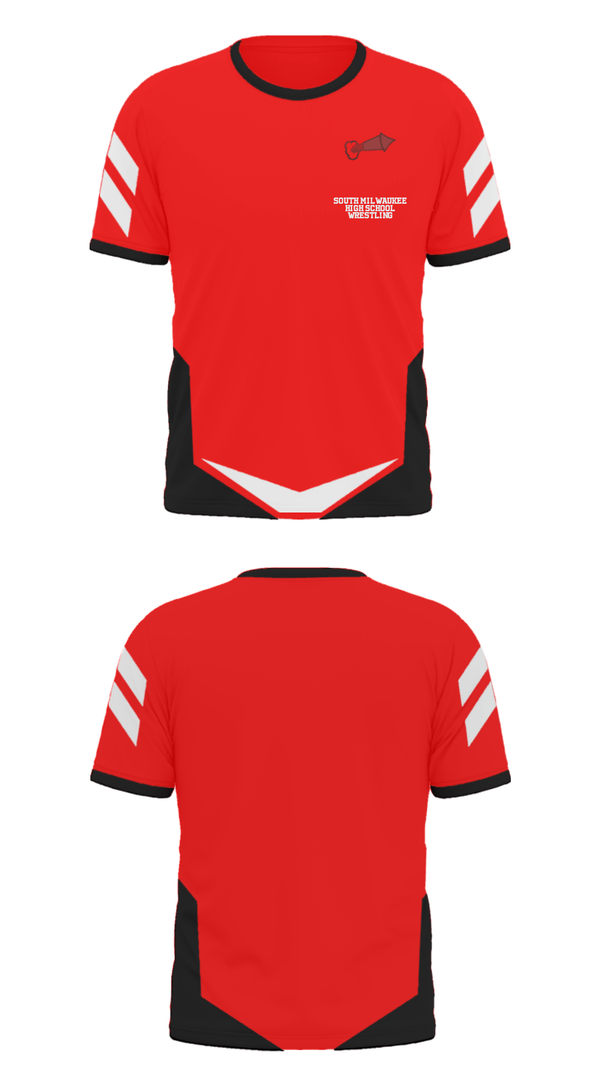 Short Sleeve Performance Polo, South Milwaukee High School Wrestling, Wrestling, Teamtime, Team time, sublimation, custom sports apparel, team uniforms, spirit wear, spiritwear, sports uniforms, custom shirts, team store, custom team store, fundraiser sports, apparel fundraiser