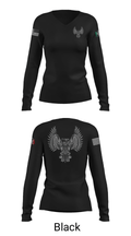 Design Roofing LLC 4442917 Women's Long Sleeve V-neck Shirt - 13