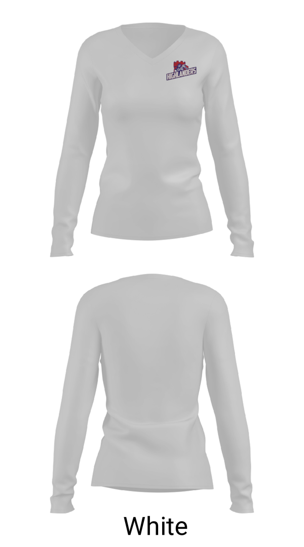 Women's Long Sleeve Vneck Shirt, Somerville High School Swimming, Swimming, Teamtime, Team time, sublimation, custom sports apparel, team uniforms, spirit wear, spiritwear, sports uniforms, custom shirts, team store, custom team store, fundraiser sports, apparel fundraiser