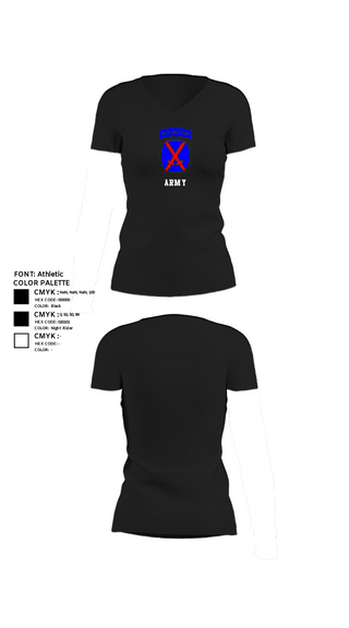 Women's Short Sleeve Vneck Shirt, 2-4, Army, Teamtime, Team time, sublimation, custom sports apparel, team uniforms, spirit wear, spiritwear, sports uniforms, custom shirts, team store, custom team store, fundraiser sports, apparel fundraiser
