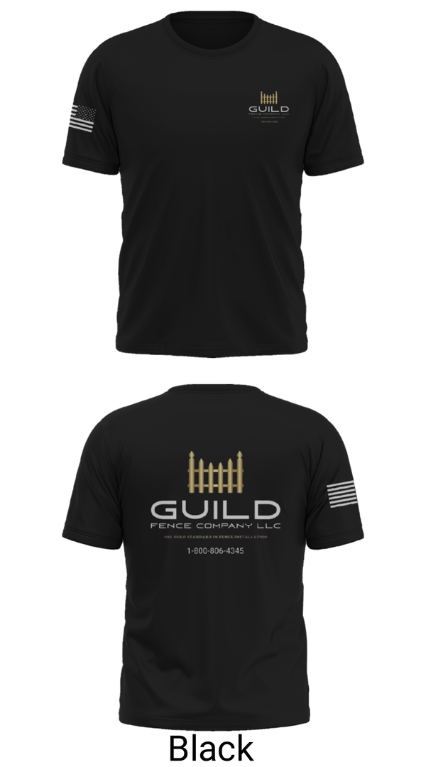 Short Sleeve Performance Shirt, Guild fence company LLC, , Teamtime, Team time, sublimation, custom sports apparel, team uniforms, spirit wear, spiritwear, sports uniforms, custom shirts, team store, custom team store, fundraiser sports, apparel fundraiser