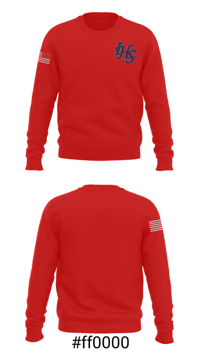 Independence High School Basketball 64084717 Crew Neck Sweatshirt - 16