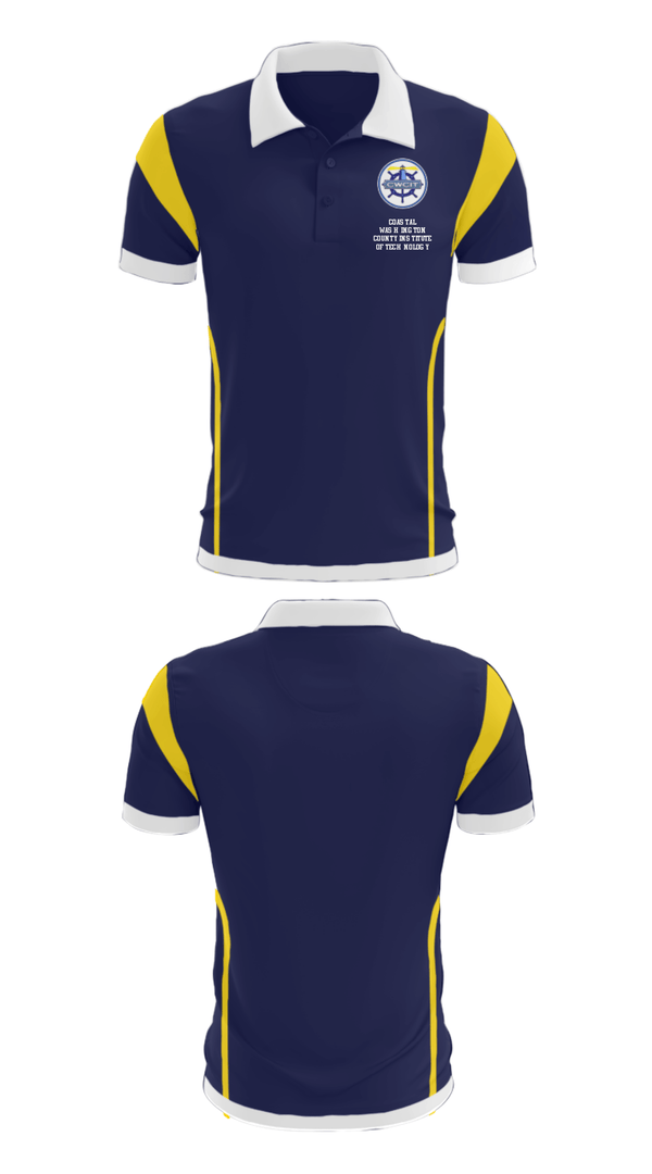 Short Sleeve Performance Polo, Coastal Washington County Institute Of Technology, Spirit Store, Teamtime, Team time, sublimation, custom sports apparel, team uniforms, spirit wear, spiritwear, sports uniforms, custom shirts, team store, custom team store, fundraiser sports, apparel fundraiser