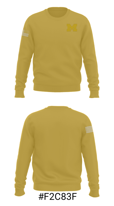 University of Michigan Gymnastics 92290961 Crew Neck Sweatshirt - 16