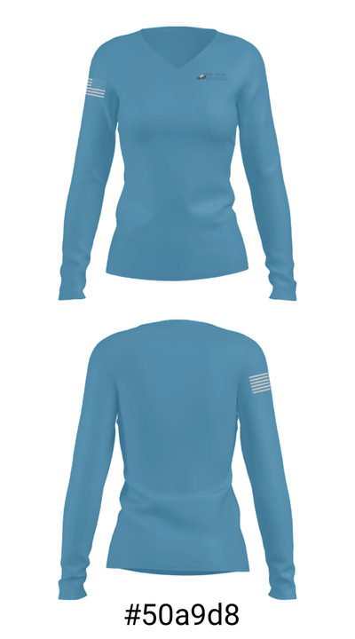 Texas Leadership Charter Academy 94546741 Women's Long Sleeve V-neck Shirt - 20