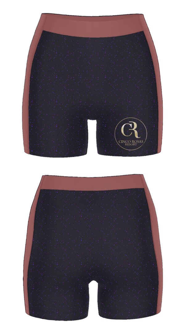 Women's Compression Shorts, Cinco Rosas Resort, Tennis, Teamtime, Team time, sublimation, custom sports apparel, team uniforms, spirit wear, spiritwear, sports uniforms, custom shirts, team store, custom team store, fundraiser sports, apparel fundraiser