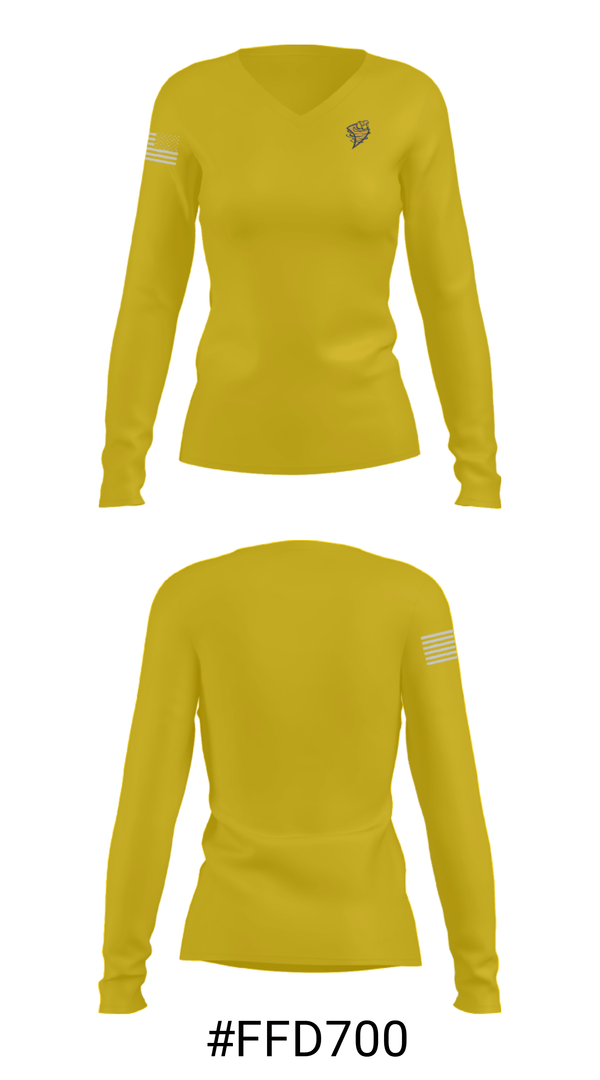Women's Long Sleeve Vneck Shirt, Medill Elementary School, Spirit Store, Teamtime, Team time, sublimation, custom sports apparel, team uniforms, spirit wear, spiritwear, sports uniforms, custom shirts, team store, custom team store, fundraiser sports, apparel fundraiser
