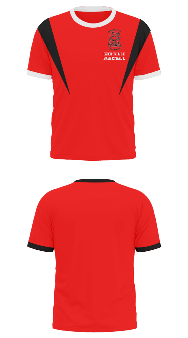 Short Sleeve Performance Shirt, Crooksville High School Basketball, Men's Basketball, Teamtime, Team time, sublimation, custom sports apparel, team uniforms, spirit wear, spiritwear, sports uniforms, custom shirts, team store, custom team store, fundraiser sports, apparel fundraiser