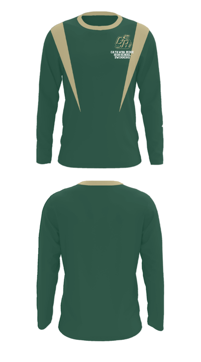 Catawba Ridge High School Swimming 60207729 Long Sleeve Performance Shirt - 28