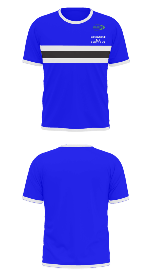 Short Sleeve Performance Shirt, CoronaNorco Njb Basketball, Men's Basketball, Teamtime, Team time, sublimation, custom sports apparel, team uniforms, spirit wear, spiritwear, sports uniforms, custom shirts, team store, custom team store, fundraiser sports, apparel fundraiser