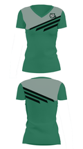 Emerald Ridge High School Swimming 56145135 Women's Short Sleeve V-neck Shirt - 24