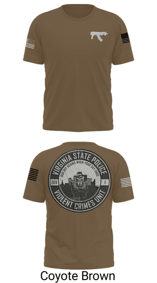 Short Sleeve Performance Shirt, Violent Crimes Unit, Police, Teamtime, Team time, sublimation, custom sports apparel, team uniforms, spirit wear, spiritwear, sports uniforms, custom shirts, team store, custom team store, fundraiser sports, apparel fundraiser