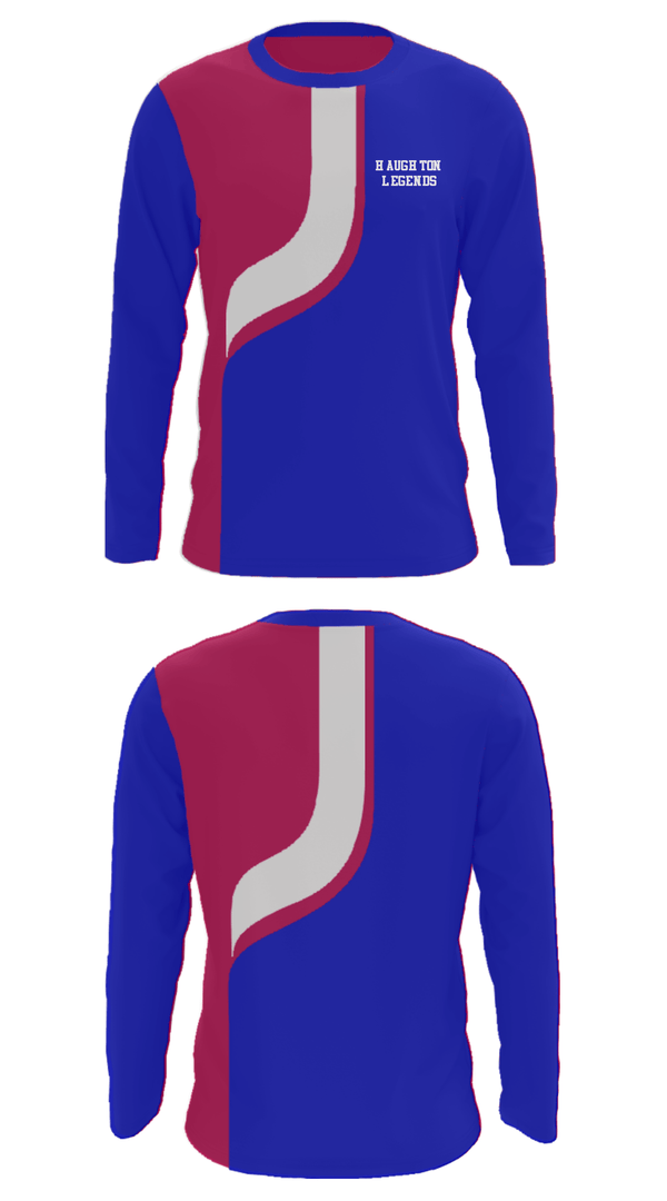 Long Sleeve Performance Shirt, Haughton Legends, Softball, Teamtime, Team time, sublimation, custom sports apparel, team uniforms, spirit wear, spiritwear, sports uniforms, custom shirts, team store, custom team store, fundraiser sports, apparel fundraiser