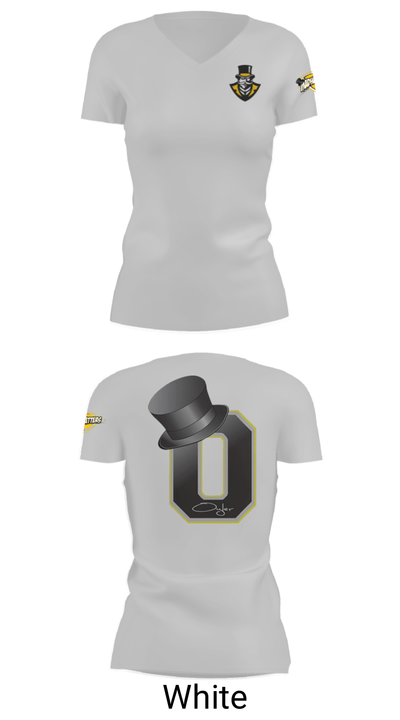 Oyler High School 95856715 Women's Short Sleeve V-neck Shirt - 7