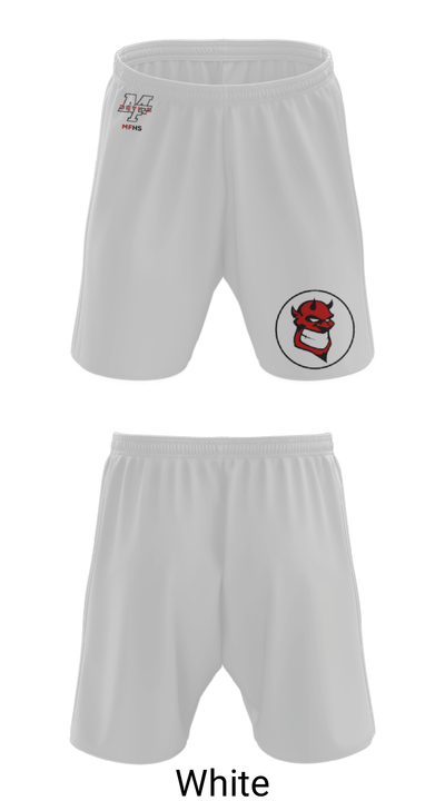 Marion Franklin lady Red Devils 63325407 Athletic Shorts With Pockets - 1