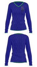 St Dominic Savio Catholic High School Basketball 32746943 Women's Long Sleeve V-neck Shirt - 34