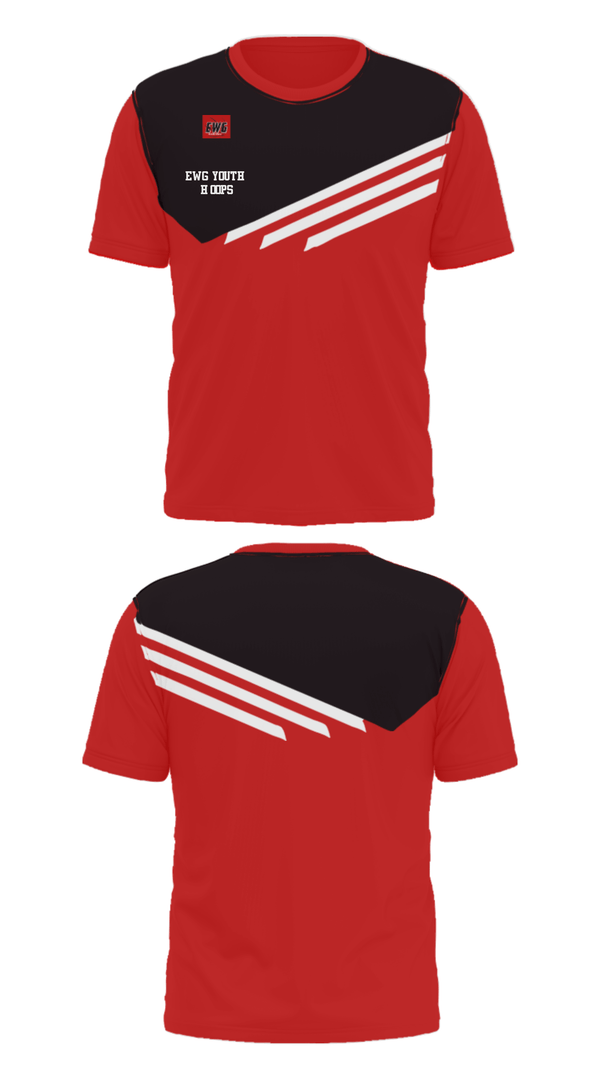 Short Sleeve Performance Shirt, EWG Youth Hoops, Men's Basketball, Teamtime, Team time, sublimation, custom sports apparel, team uniforms, spirit wear, spiritwear, sports uniforms, custom shirts, team store, custom team store, fundraiser sports, apparel fundraiser