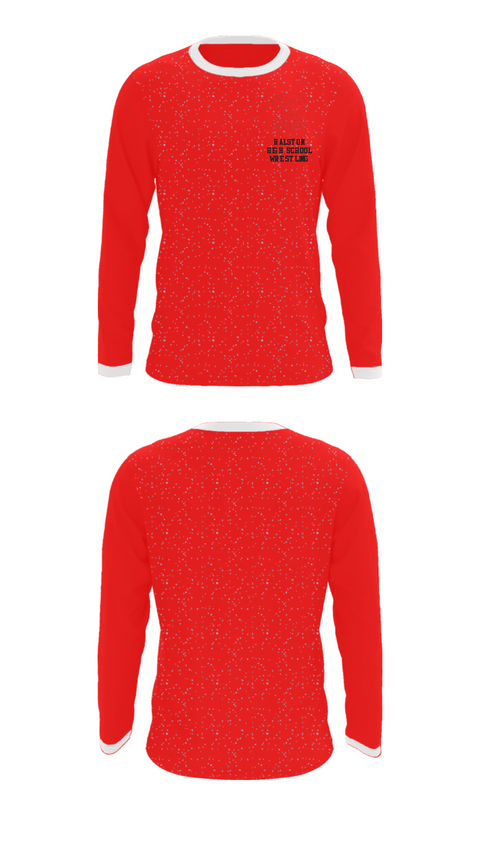 Long Sleeve Performance Shirt, Ralston High School Wrestling, Wrestling, Teamtime, Team time, sublimation, custom sports apparel, team uniforms, spirit wear, spiritwear, sports uniforms, custom shirts, team store, custom team store, fundraiser sports, apparel fundraiser