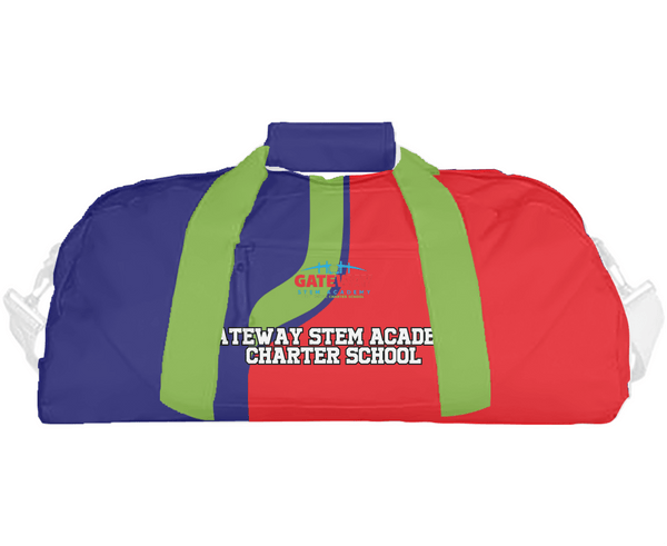 Duffle Bag, Gateway Stem Academy Charter School, Spirit Store, Teamtime, Team time, sublimation, custom sports apparel, team uniforms, spirit wear, spiritwear, sports uniforms, custom shirts, team store, custom team store, fundraiser sports, apparel fundraiser