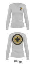 Maur Hill - Mount Academy Swimming 44931227 Women's Long Sleeve V-neck Shirt - 6