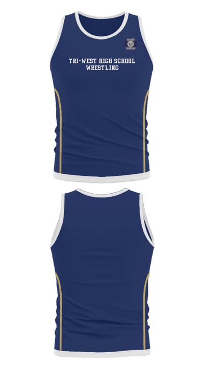 Tri-West High School Wrestling 97951953 Tank Top - 35