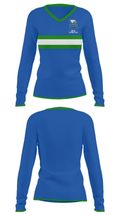 Lakewood Ranch Preparatory Academy (High School) Basketball 3308626 Women's Long Sleeve V-neck Shirt - 33